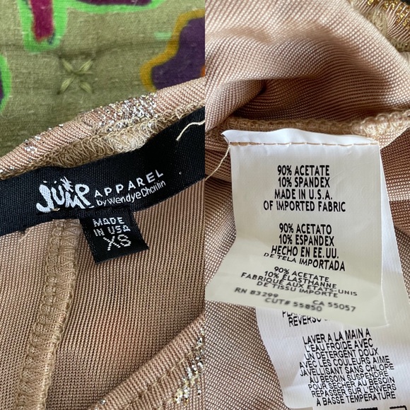 Jump Apparel Shimmery One-Shoulder Bodycon Mini Dress Size XS - Picture 6 of 7